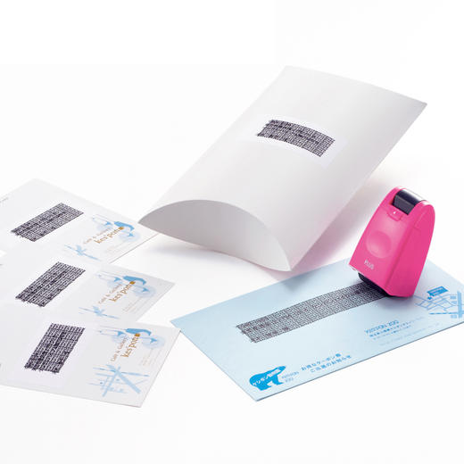 普乐士盖字棒保密印章涂码笔防泄密乱码章 商品图2