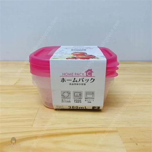日本 K292-2 方形食品保鲜盒（3个装）（129226） 商品图3