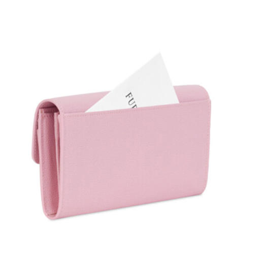 FURLA 芙拉 女士 粉色 牛皮革 METROPOLIS系列 长款钱包钱夹 粉色 963444 商品图1