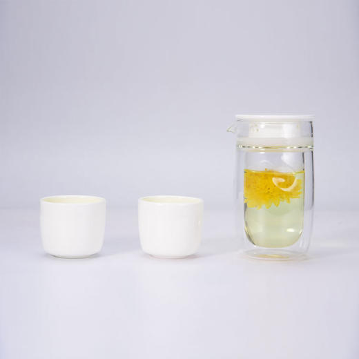 原初格物悦途旅行茶具130ML+70MLX2/TST304便携泡茶杯子礼品套装 商品图1