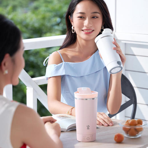 鸣盏 多功能烧水杯轻巧便携时尚简约加热保温一杯多用MZ-028[福利品] 商品图1