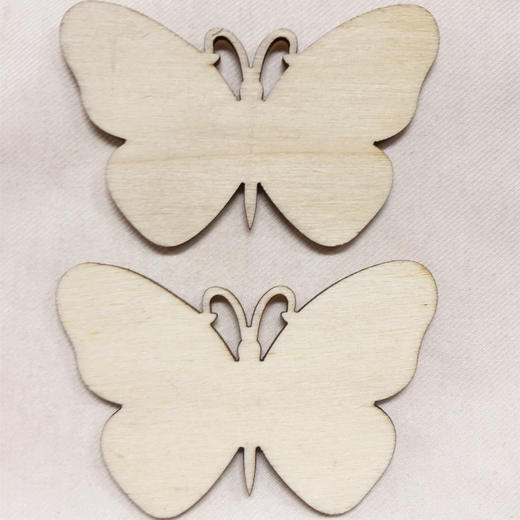 【上手】毛胚木制蝴蝶（1个装） 商品图1