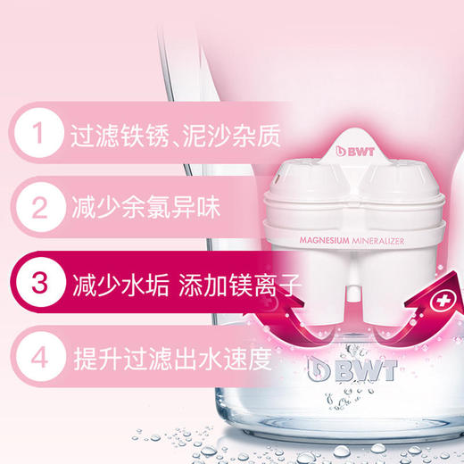 预售 | 德国BWT镁离子滤芯3只装倍世通用过滤水壶滤芯家用净水壶滤芯[福利品] 商品图2