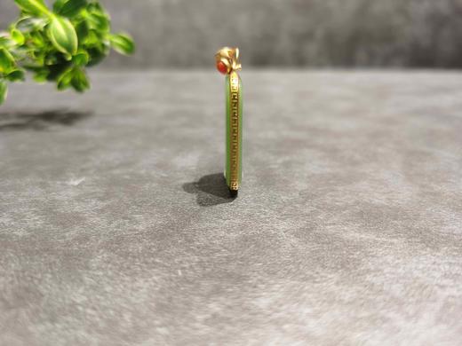 【御珠宫坊】金镶碧玉无事牌 商品图2