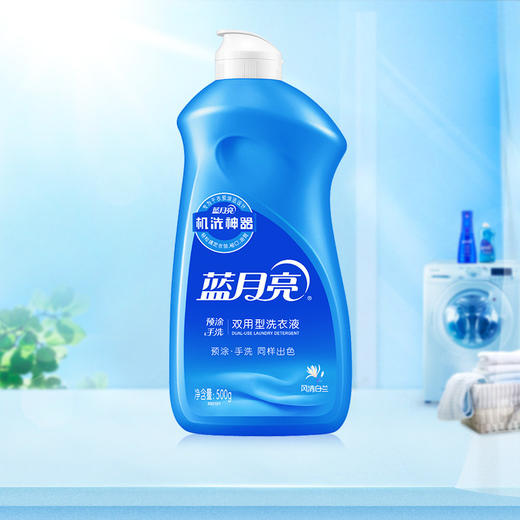 【蓝月亮】洗衣液手洗预涂双用型洗衣液500g风清白兰香 商品图2