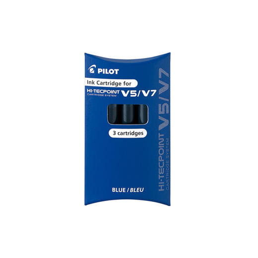 百乐V5/V7威宝笔墨水胆/3支装/BXS-IC替换学生商务 商品图3