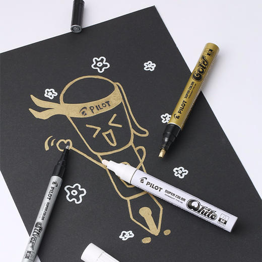 百乐油漆笔EF咀签到笔手绘防水笔 商品图2