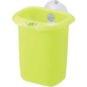 日 吸盘长收纳盒（绿）8.1*6.8*10.3cm 1P【中】 