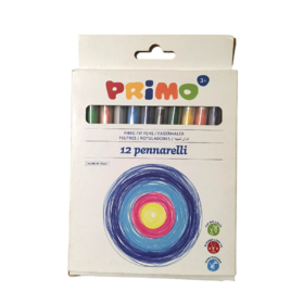 绘摩纸盒儿童细头水彩笔/602PEN12/12色QCYP