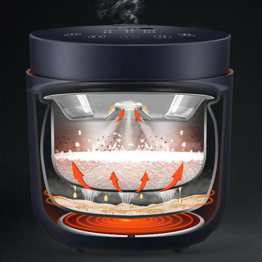 韩国bokuk伯可福低糖电饭煲 家用全自动2L米汤分离电饭锅[福利品] 商品图2