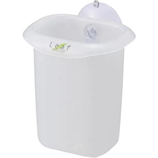 日 吸盘长收纳盒（白）8.1*6.8*10.3cm 1P【中】  商品图0