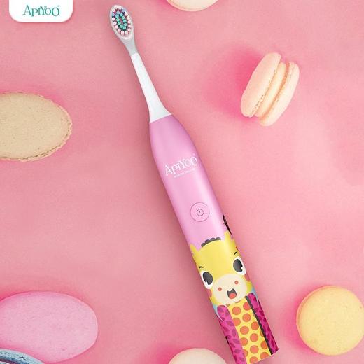 停发】APIYOO/艾优 儿童款电动声波牙刷 呵护儿童牙龈 深度清洁 三挡切换[福利品] 商品图3
