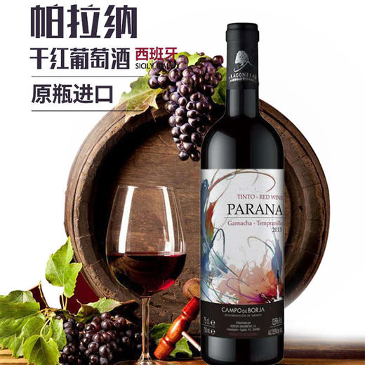 【已下架】积分换购 | 西班牙原瓶进口Parana帕拉纳 干红葡萄酒750ml[福利品] 商品图3