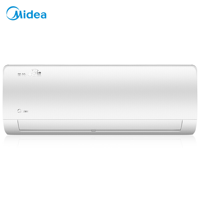 美的（Midea） 小白鲨1.5匹变频静音一键防直吹家用冷暖壁挂式空调挂机 AG400(3) 极地白