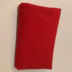 纯棉红布