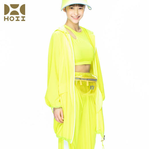 台湾HOII/后益 长版抽绳束口连帽外套[D类] 商品图4