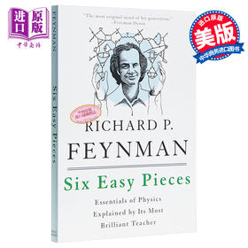 【中商原版】费曼讲物理：入门（第4版） 英文原版 Six Easy Pieces 理查德·费曼 Richard P. Feynman