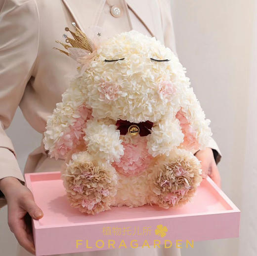 【女王兔子】永生花送爱人闺蜜女生朋友花店送货上门 商品图0