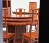 红桥红  家具严选  缅甸花梨（大果紫檀）  【餐厅系列·178雕花牙边圆餐桌十二件套】 商品缩略图4