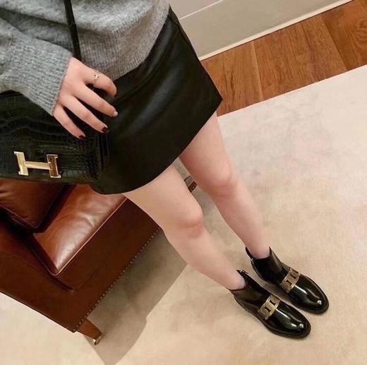 8.31秒杀 | LAPIN MODE欧美复古金属黑金短靴（不支持无理由退换） [福利品] 商品图1