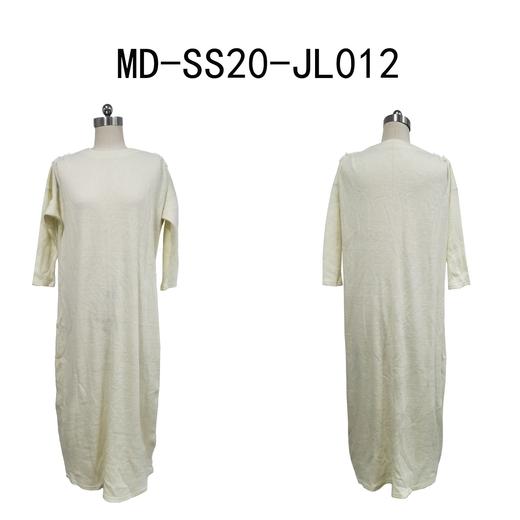 针织连衣裙白色 商品图0