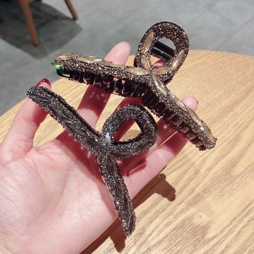 【水钻发夹水晶大号发抓ins】简约洗脸化妆盘头发爪夹韩国东大门同款 商品图2