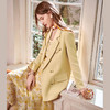 欧芮儿休闲西装短外套女春季新款双排扣气质年轻俏皮时尚经典百搭 商品缩略图2