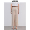 VIMAGE纬漫纪女装春夏款西装休闲裤女宽松裤薄款直筒裤子V1505106D 商品缩略图3