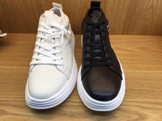 豪行2019春季新品时尚潮流休闲真皮男单鞋板鞋19159513专柜正品 商品图1