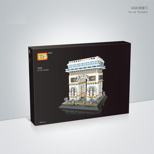 T LOZ积木    1028    巴黎凯旋门 商品图0