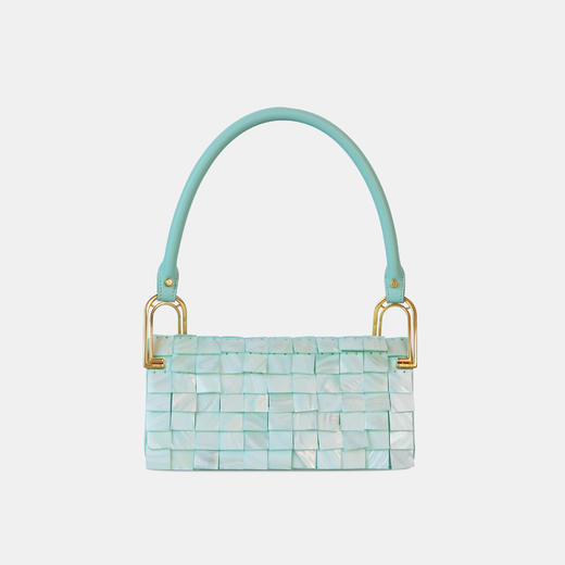 【默认微瑕 不退不换】贝母方块包 商品图0