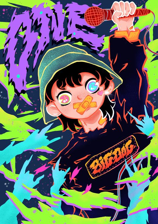 大狗麻衣『乐队』系列插画｜POSTER03 商品图1