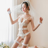 【奶油新娘】情趣内衣 制服 连体 蕾丝 性感 网纱 新娘睡裙 套装 7728 商品缩略图0