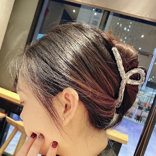 【水钻发夹水晶大号发抓ins】简约洗脸化妆盘头发爪夹韩国东大门同款 商品图1