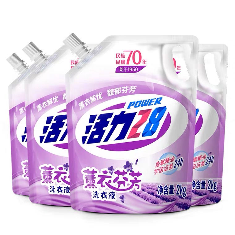 活力28薰衣芬芳洗衣液2kg/袋