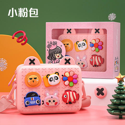 【科物酷儿童小包包国潮单肩背包】宝宝幼儿园卡通斜挎包DIY牛年圣诞节礼物 商品图5