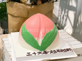 大寿桃蛋糕