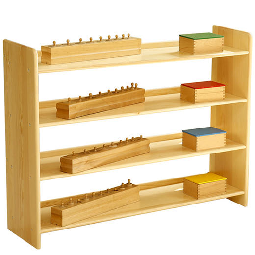 幼儿园实木松木教具架 商品图4