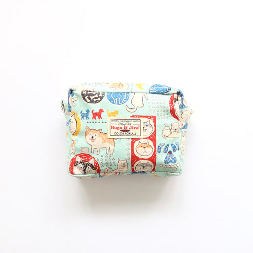 HUJI祤集Motley收纳包插画漫画小柴 商品图1