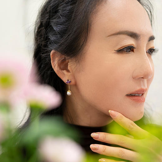 睡莲珍珠耳环【仅限于现货】 商品图3
