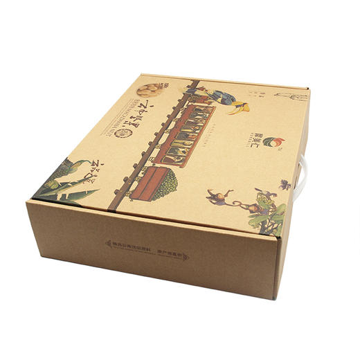 云南迪思牛皮纸礼盒（80g果仁×4）+（牛扎糖×3）+（500g蜂蜜×1） 商品图1