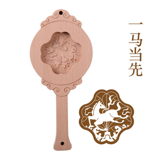 于小菓糕点模具木质榉木模子 商品图3