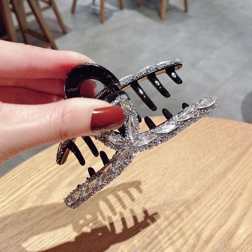 【水钻发夹水晶大号发抓ins】简约洗脸化妆盘头发爪夹韩国东大门同款 商品图3