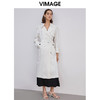 VIMAGE纬漫纪品牌女装春季新款洋气显瘦长款收腰气质风衣外套VA2104103 商品缩略图1