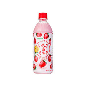 日本进口 SANGARIA三佳丽草莓牛奶饮料  500ml