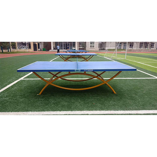 乒乓球桌红双喜彩虹双拱OT8686乒乓球台户外防水防晒标准球台 商品图1