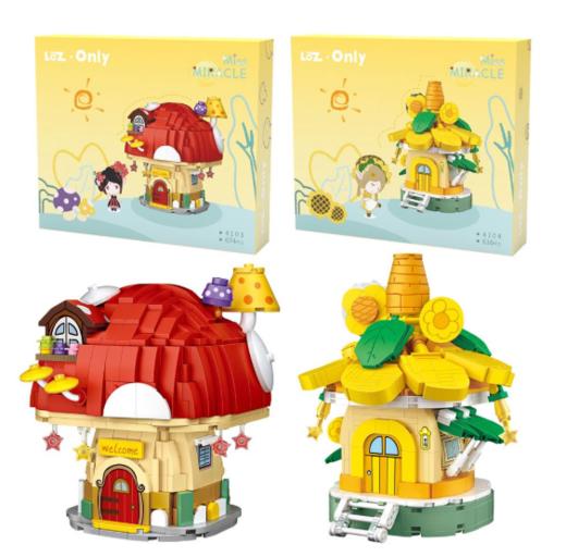 LOZ	蘑菇房/向日葵房子 4103/4104 商品图1