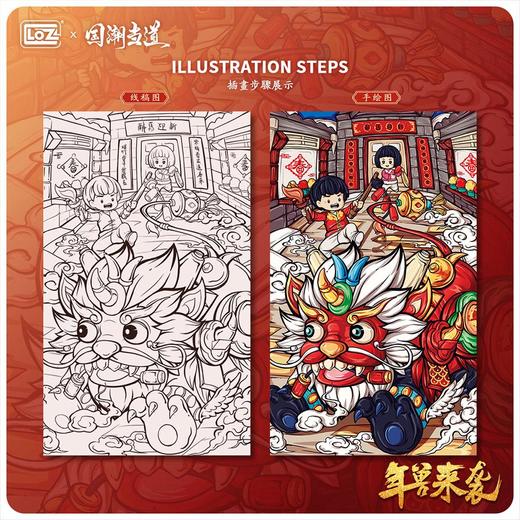 T Loz积木   1931    年兽来袭 商品图5