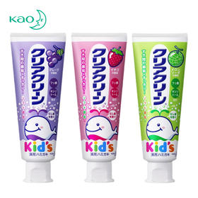 花王 [3味可选] 儿童木糖醇天然可吞咽牙膏70g