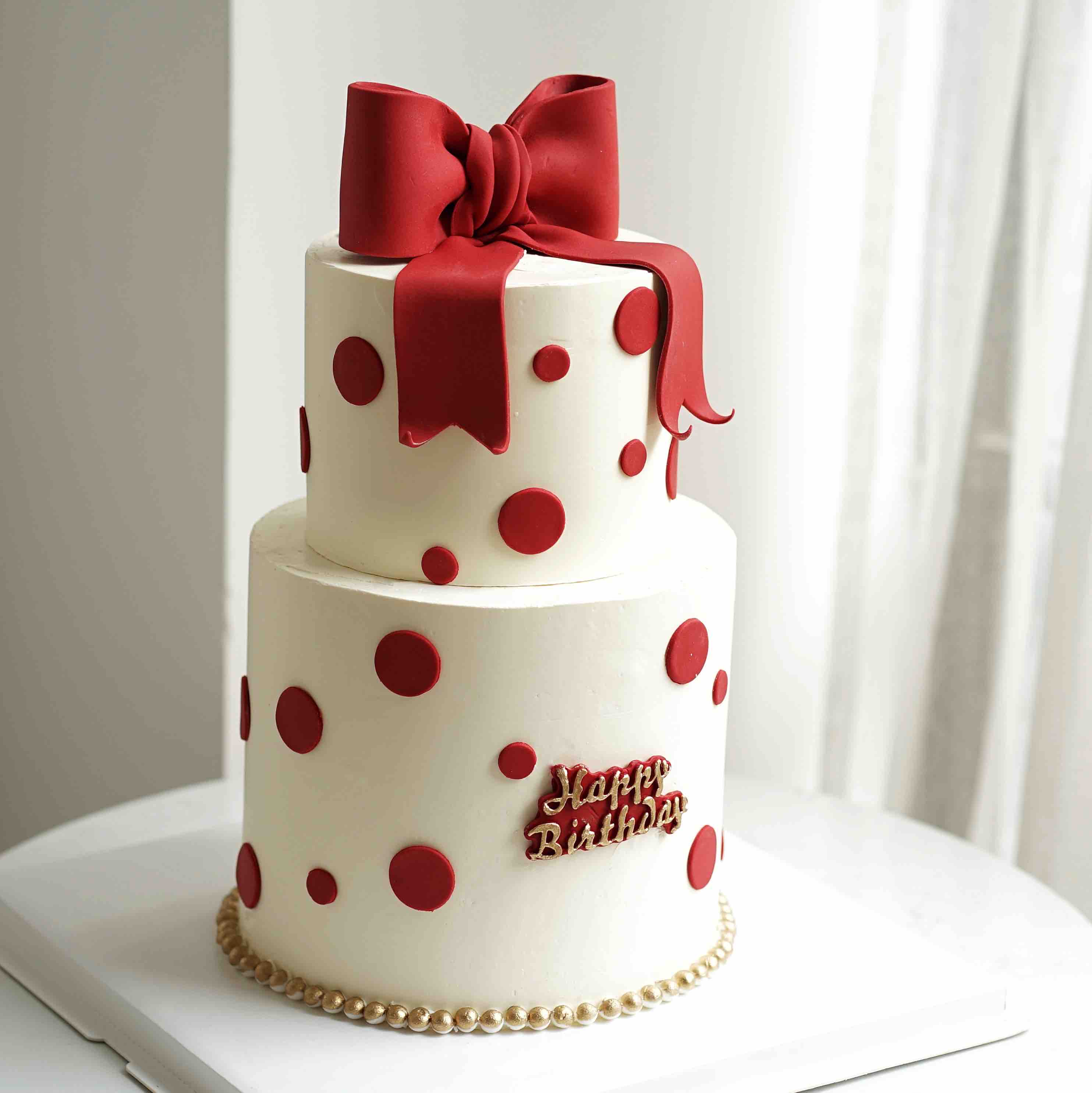 蝴蝶结定制蛋糕